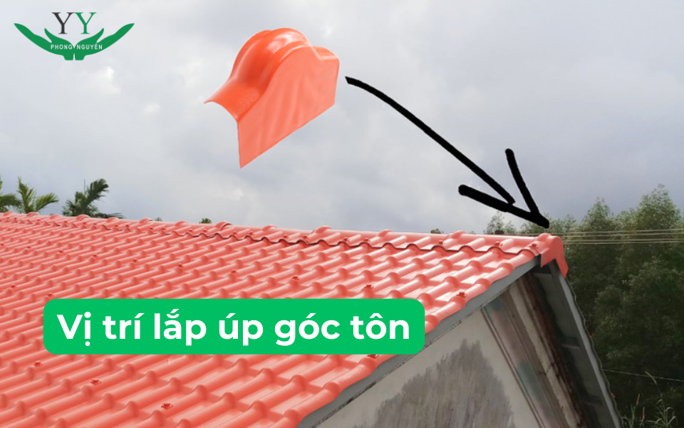 phụ kiện úp góc tôn giả ngói