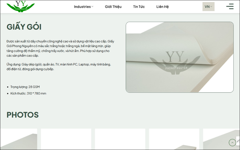 where to buy packing paper in vietnam