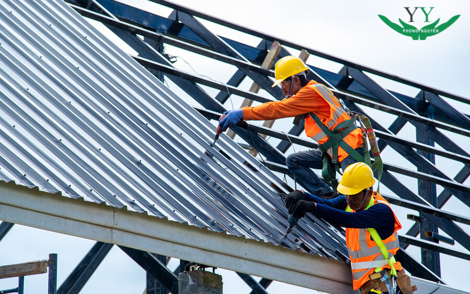 plastic heat-resistant sheet installation