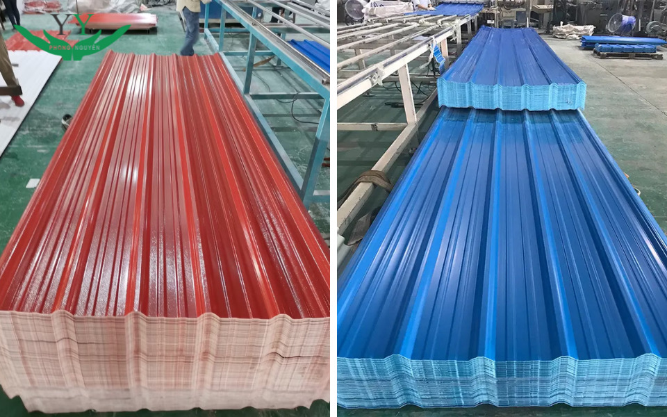 tôn nhựa sóng chống nóng