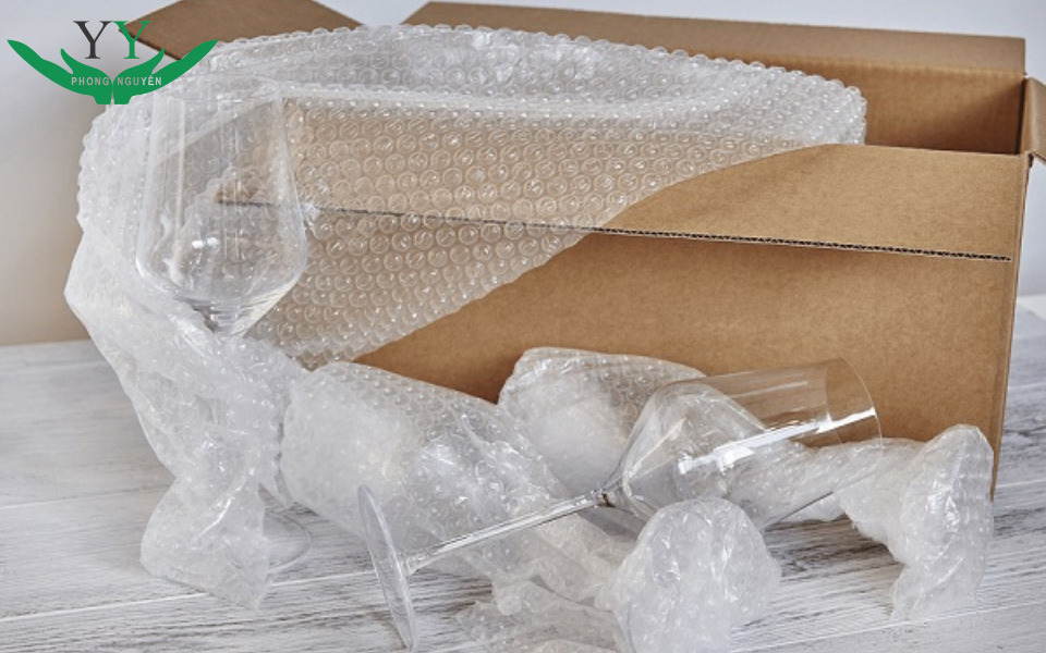 bubble wrap for shock absorption