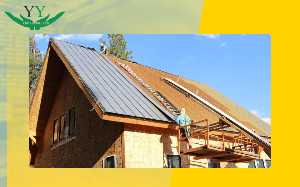 Installing Square Corrugated Sheets