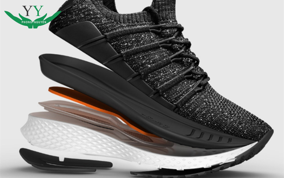 midsole of running shoes