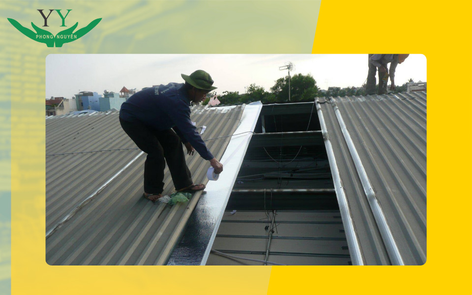 plan for square corrugated sheet installation