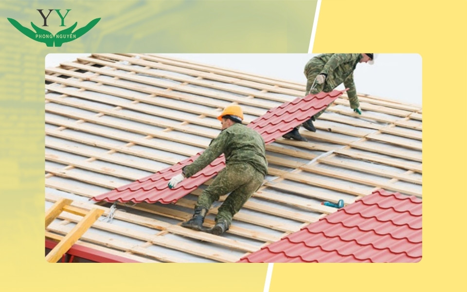 installing corrugated roofing tiles