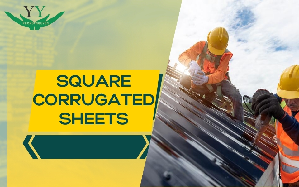 roofing with square corrugated sheet